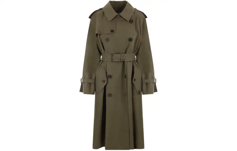 PRADA SS24 Trench Coat Women's Green