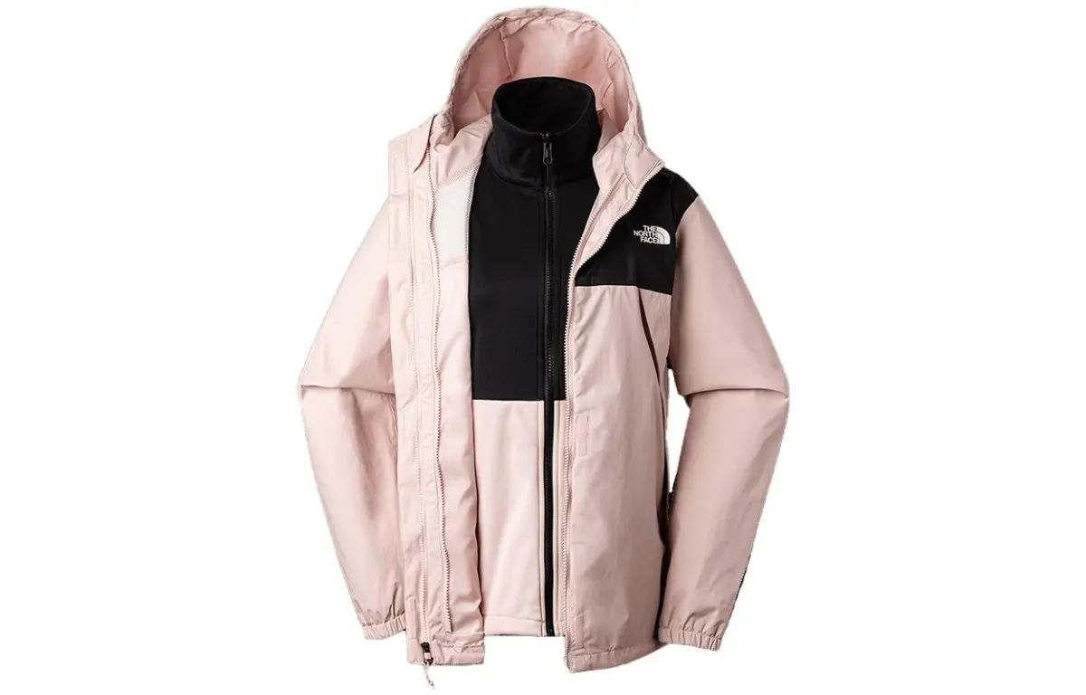 THE NORTH FACE Waterproof And Windproof To Keep Warm Windbreaker Jacket Women's Pink