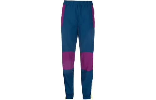 KENZO Knitted Sweatpants Women's Blue Moderate Straight Fit Pants