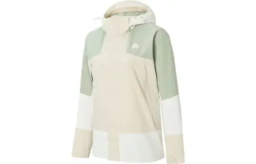 Anta Windproof Windbreaker Jacket Women's Turquoise Mud Green