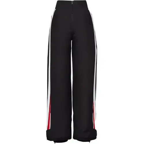 PRADA Casual Pants Women's Black Moderate Straight Fit Pants