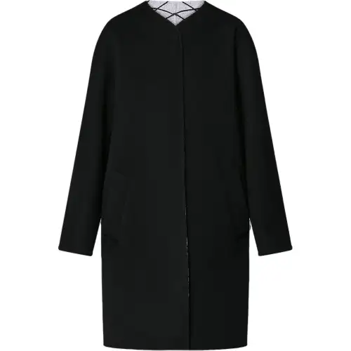 Lv Malletage Jacquard Double Face Coat