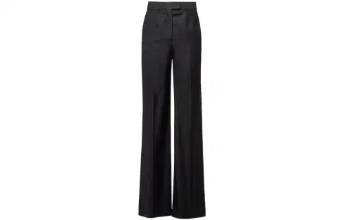 PRADA Casual Pants Women's Black Moderate Straight Fit Pants