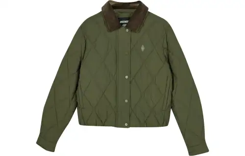 Skechers Puffer Jacket Women's Olive Green
