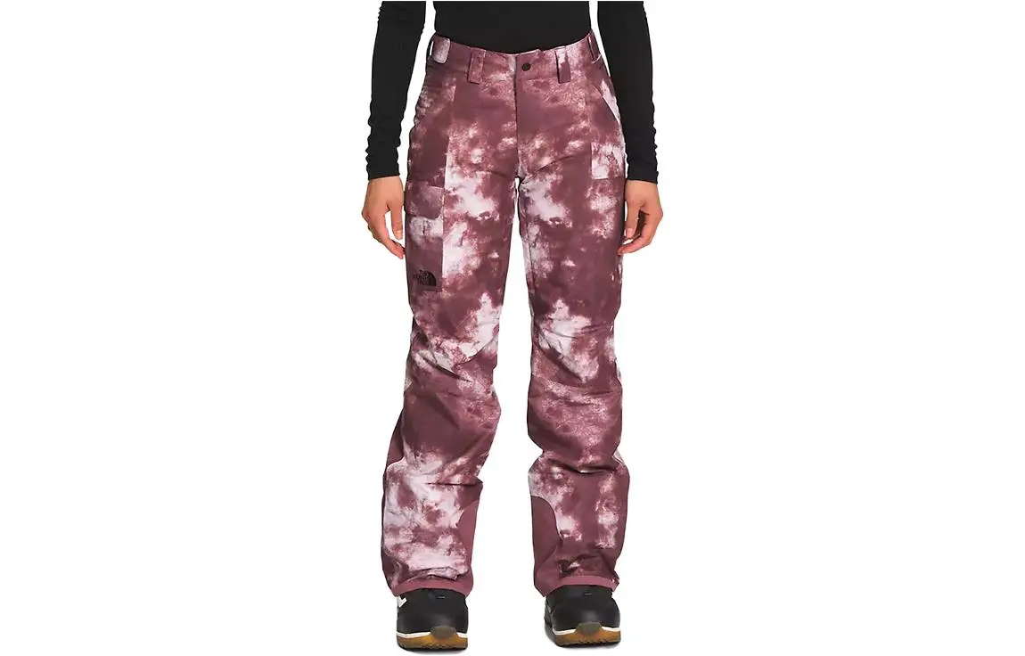 THE NORTH FACE Knitted Sweatpants Women's White Purple Moderate Cuffed Pants