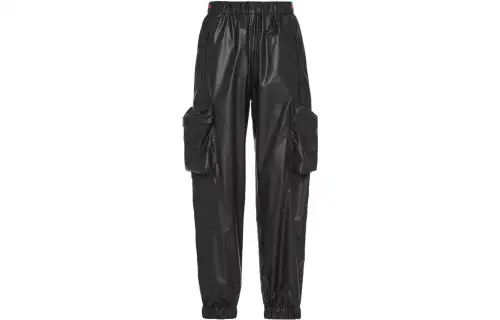 PRADA Casual Pants Women's Black Moderate Straight Fit Pants