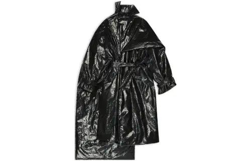 Balenciaga Trench Coat Women's Black