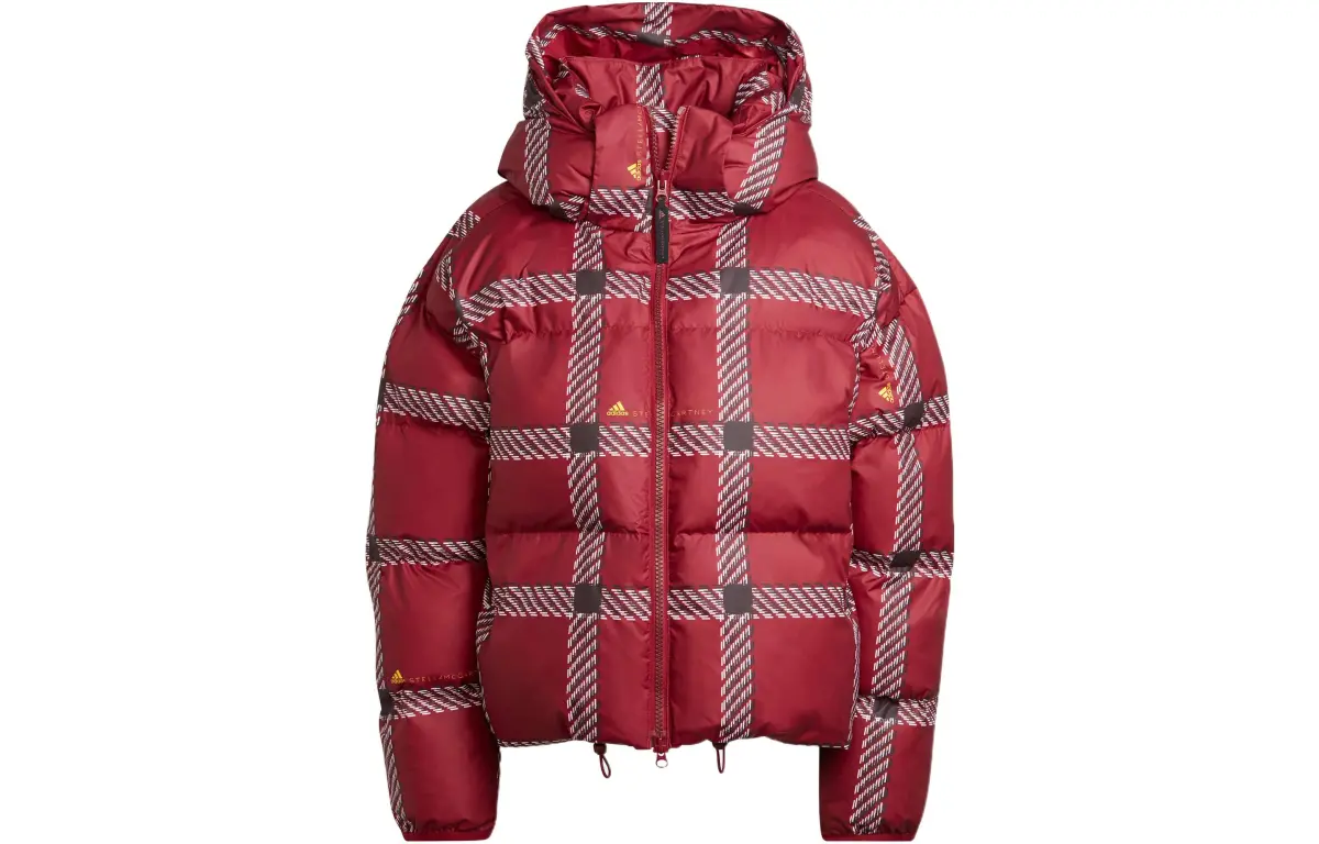 Adidas Puffer Jacket Women's Red