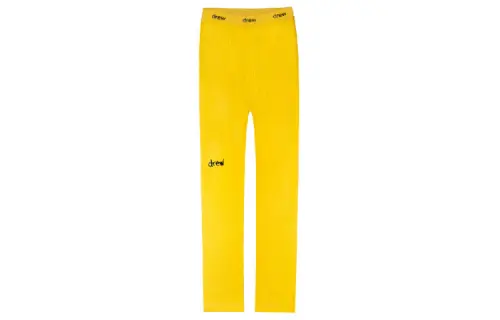 Drew House Letter Logo Series Leggings Women's Gold