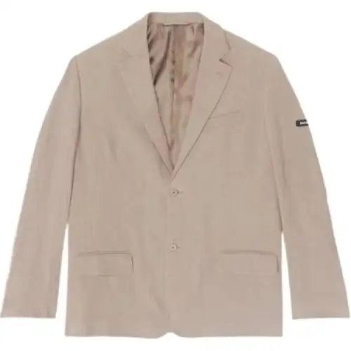Balenciaga Business Suit Coat Regular Fit Women's Khaki