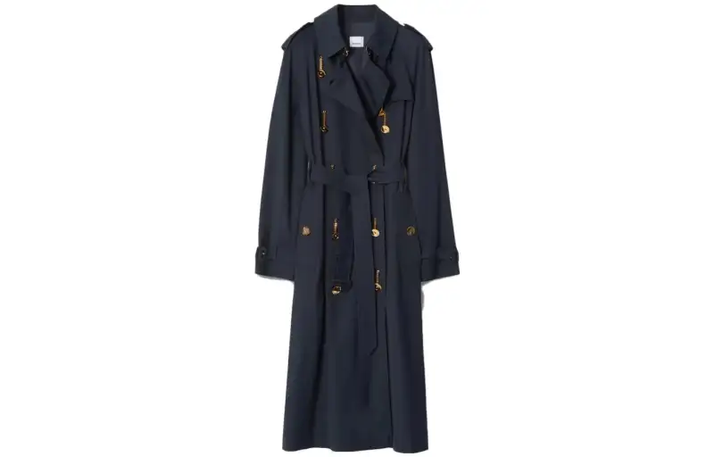 Burberry SS23 Trench Coat Women's Marine Blue