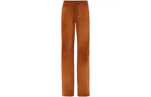 MIU MIU Casual Pants Women's Brown Moderate Straight Fit Pants