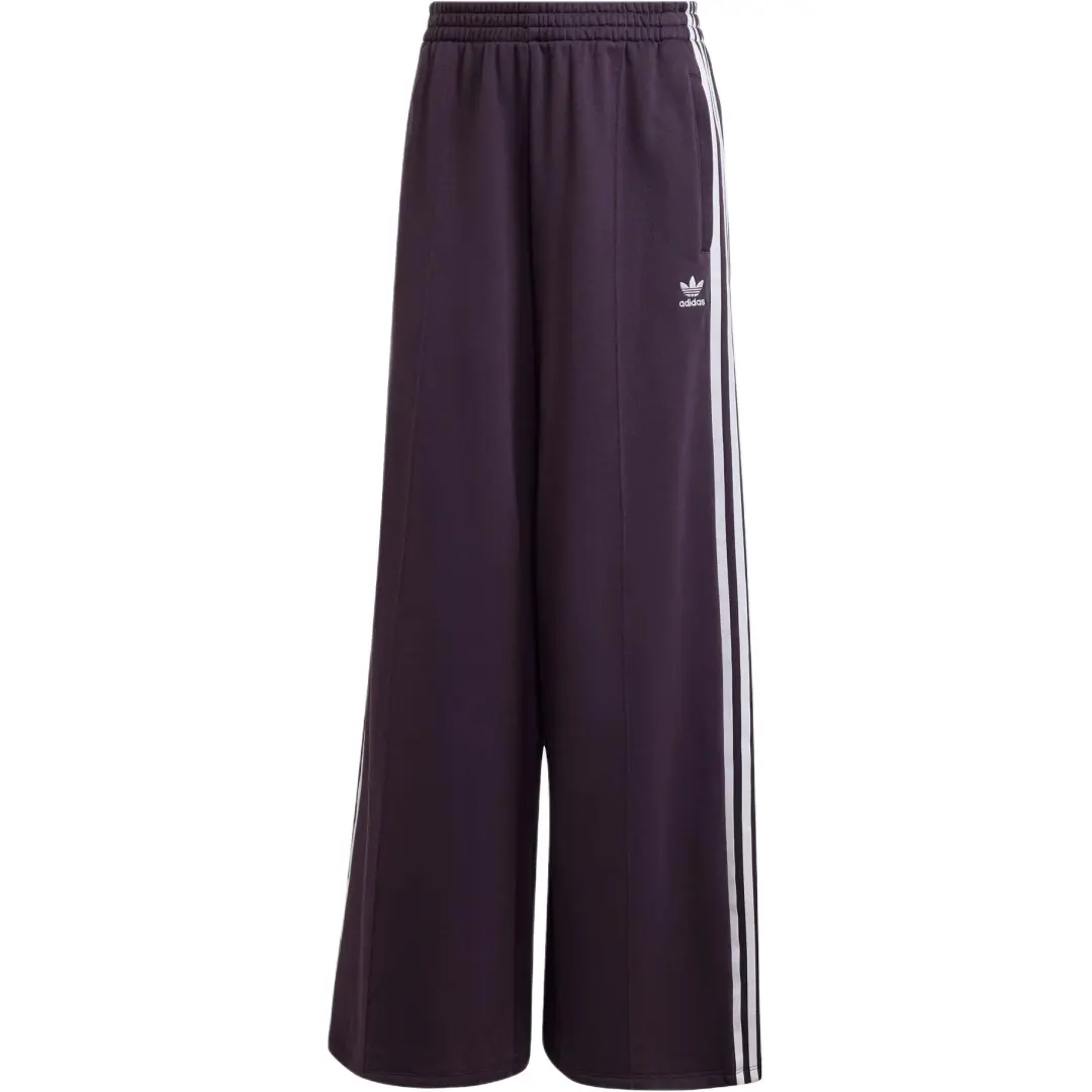 Adidas Originals ADICOLOR WIDE LEG JOGGERS Casual Pants Women's Dark Purple