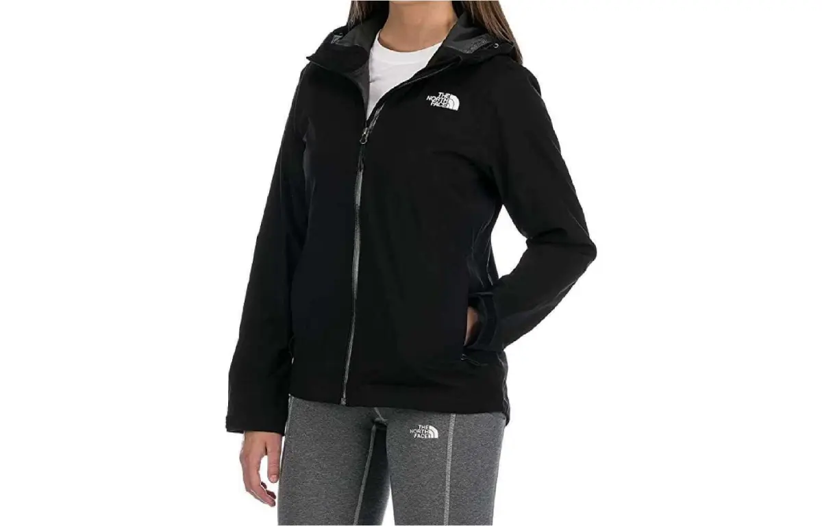 THE NORTH FACE Active Stretch Business/Casual Waterproof, Windproof, And Breathable Windbreaker Jacket Women's Black