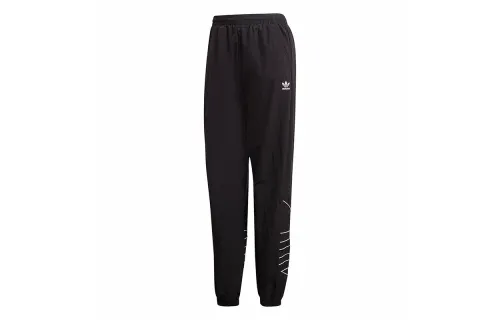 Adidas Originals Knitted Sweatpants Women's Black Moderate Cuffed Pants