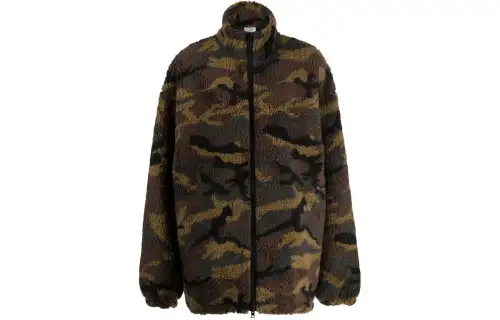 Vetements Camouflage-print Fleece Jacket