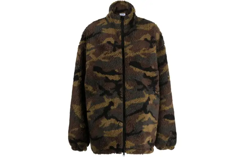 Vetements Camouflage-print Fleece Jacket