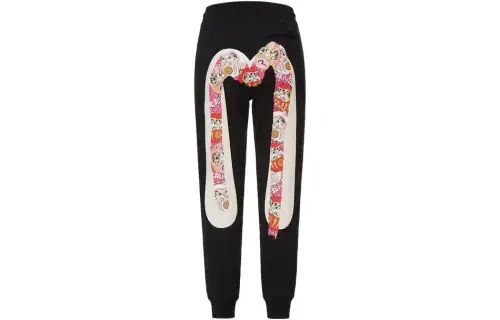 EVISU SS22 Sweatpants Women's Black