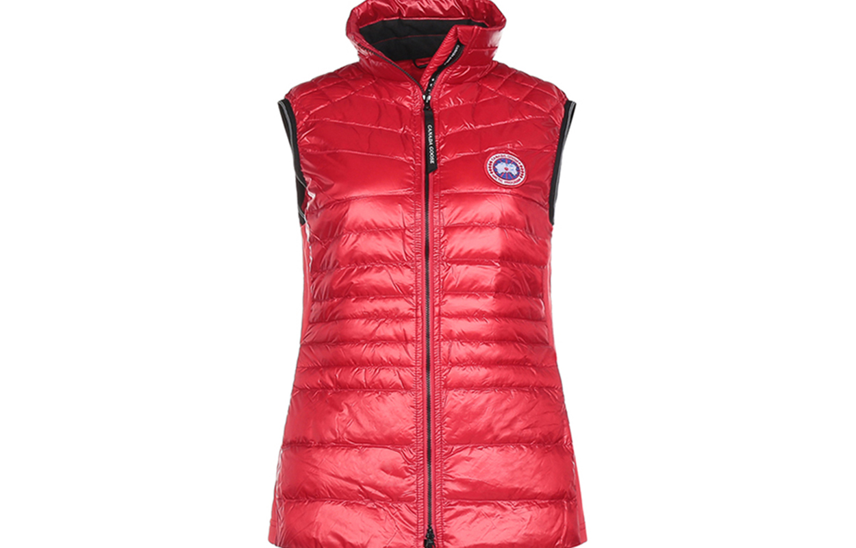 Canada Goose Canada Goose HyBridge Series Lite Tech Red Label Windproof and Waterproof Rib Down Vest Goose Down Vest Women's Red