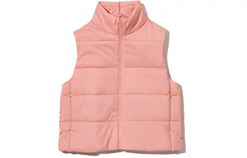 UNIQLO Vests Women's Pink Stand Collar Moderate Other