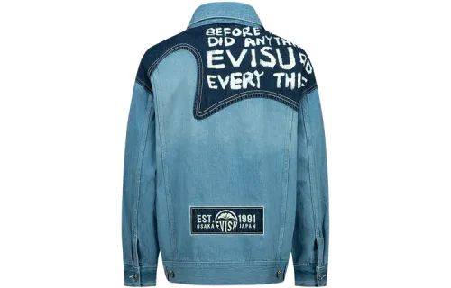 EVISU Denim Jacket Women's Denim Blue