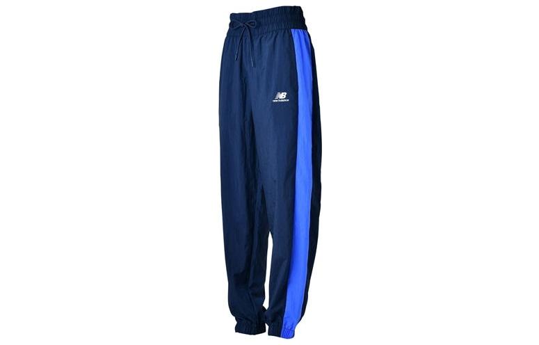 Женские штаны New Balance С манжетами (синие)