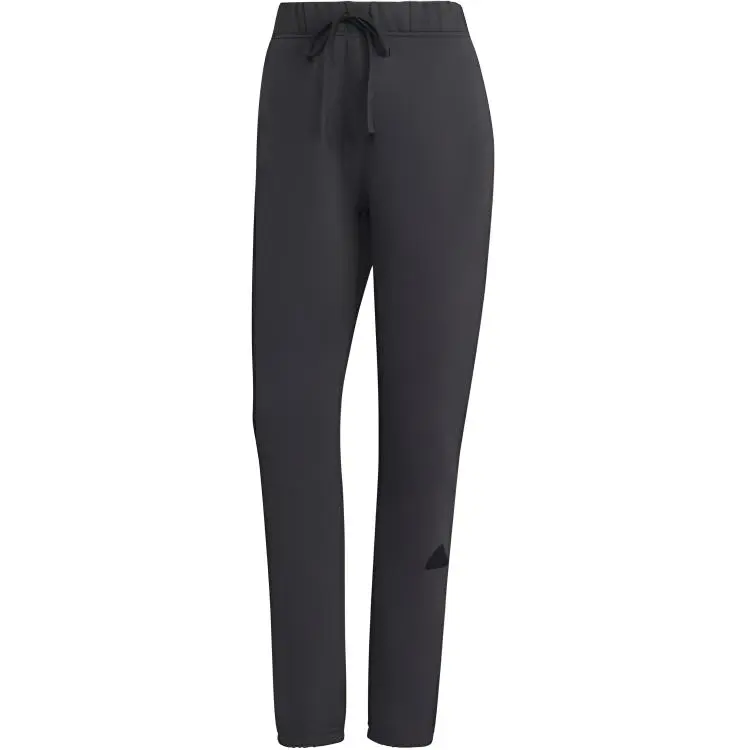 Adidas Knitted Sweatpants Women's Gray Moderate Cuffed Pants