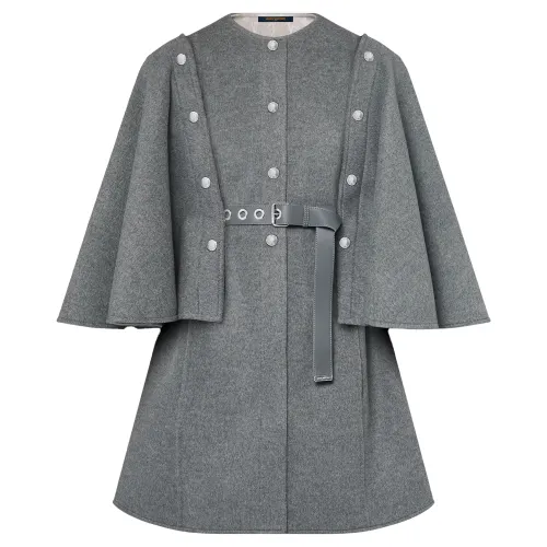 LOUIS VUITTON Double Face Cape Sleeve Coat