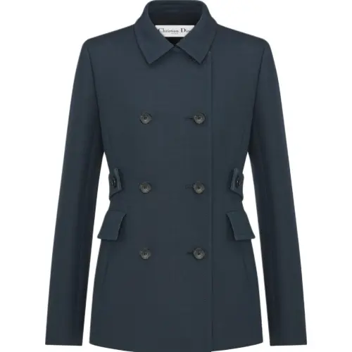 DIOR SS24 Business Suit Coat Women's Blue