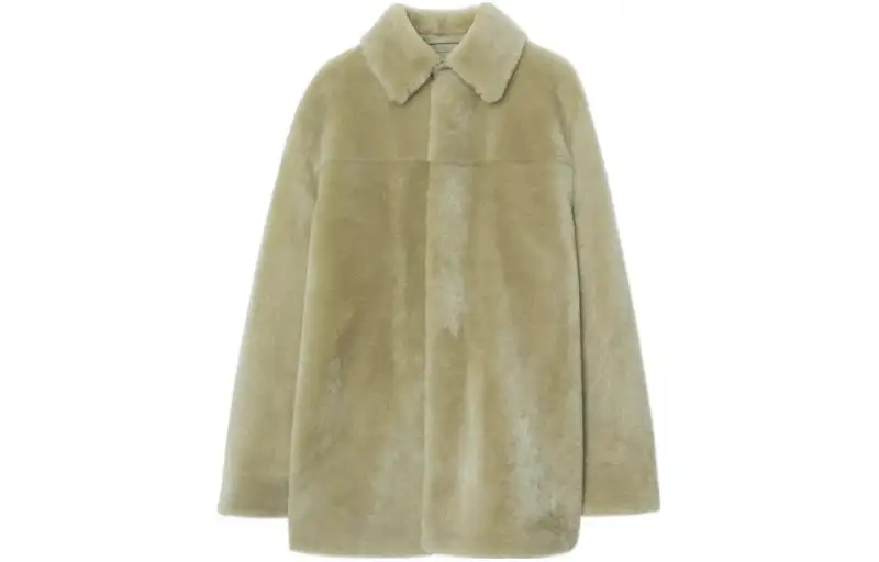 Burberry Long-sleeve Shearling Jacket