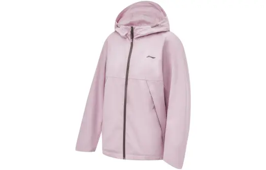 Li Ning Fitness Series Trench Coat Women's Lotus Red Purple