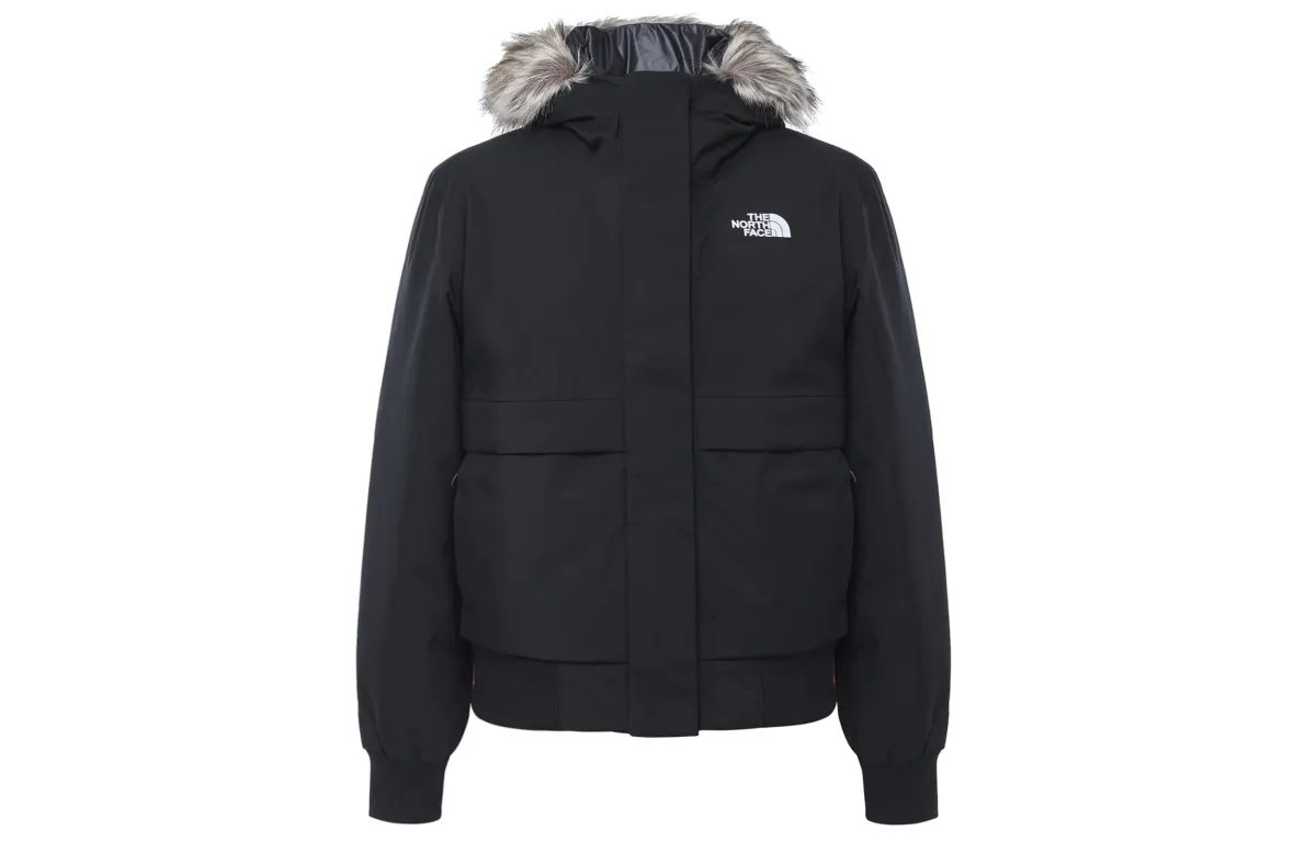 THE NORTH FACE Parka Coats Women's Black Hooded Moderate