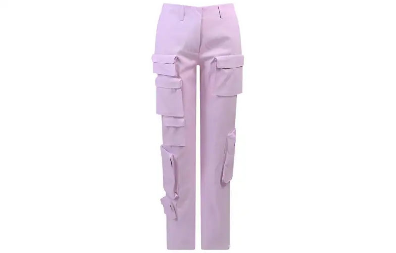 OFF-WHITE high-waisted cargo trousers