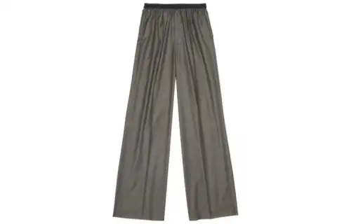 Balenciaga Casual Pants Loose Fit Women's Gray