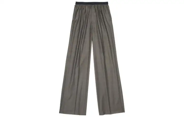Balenciaga Casual Pants Loose Fit Women's Gray