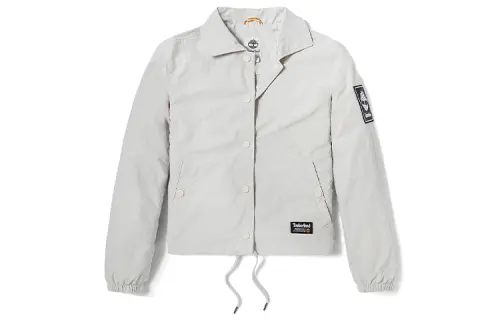 Timberland Cropped Coats Women's White Lapel Moderate