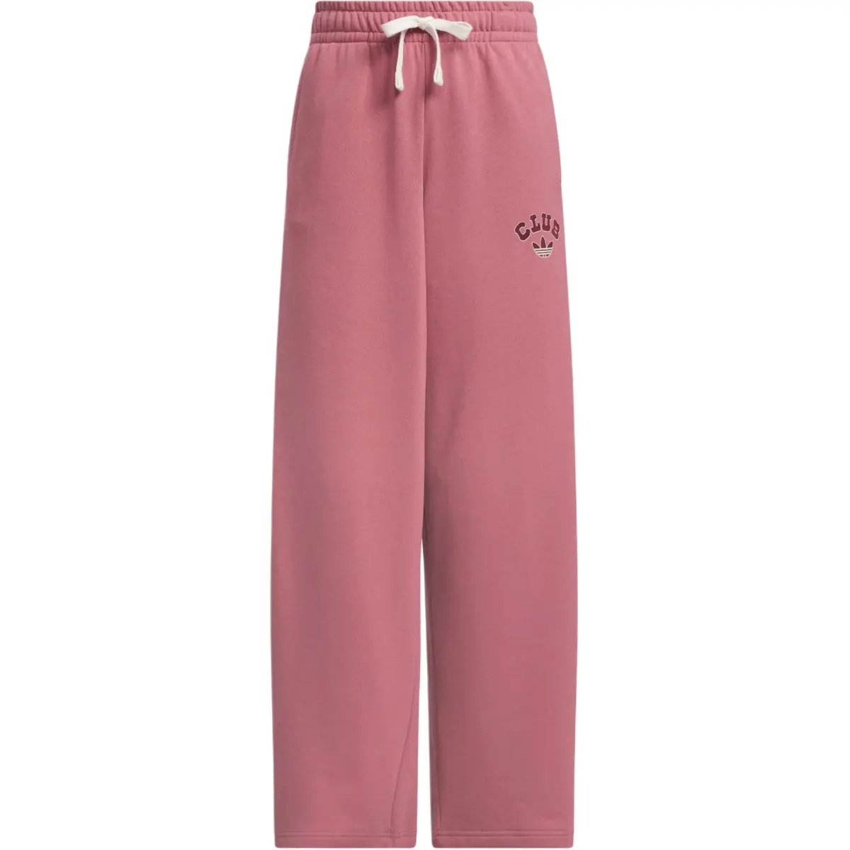 Adidas Originals WIDE LEG SWEAT Casual Pants Women's Dark Pink