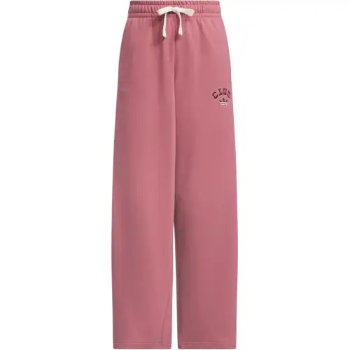 Adidas Originals WIDE LEG SWEAT Casual Pants Women's Dark Pink
