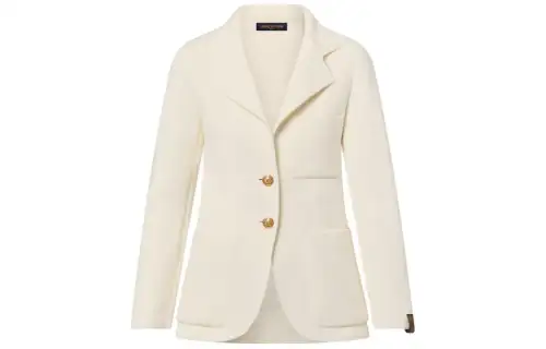 LOUIS VUITTON Compact Knit Preppy Blazer