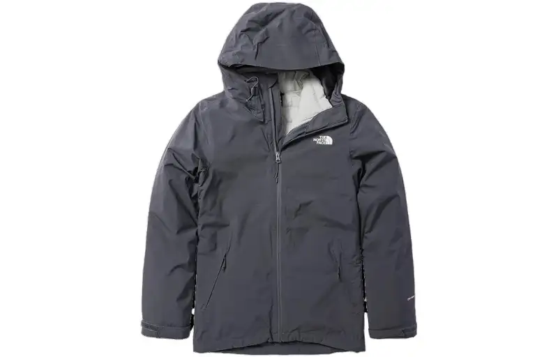 THE NORTH FACE Urban Exploration Waterproof And Windproof To Keep Warm Windbreaker Jacket Women's Gray