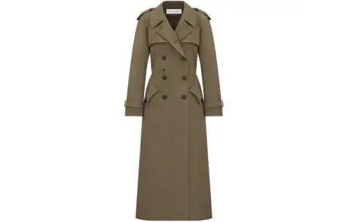 DIOR FW23 Trench Coat Women's Khaki