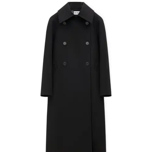 Loewe double-breasted wool coat