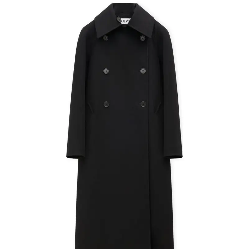 Loewe double-breasted wool coat
