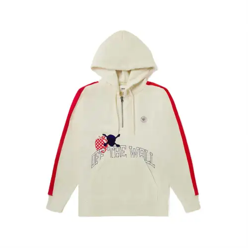 Vans Sweatshirts Women's Beige Hooded Moderate