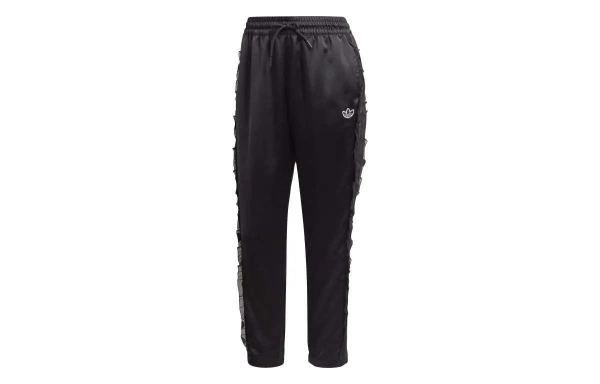 Adidas Originals Knitted Sweatpants Women's Black Moderate Slim Fit Pants