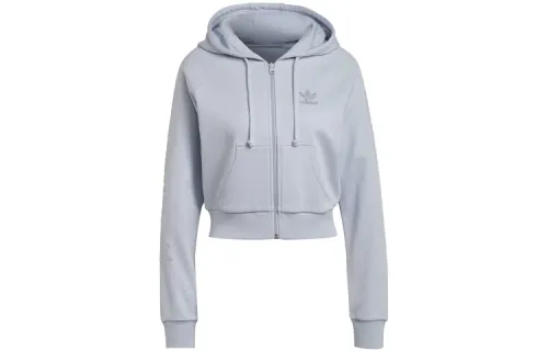 Adidas Originals 2000 LUXE Cropped Coats Women's Silver Gray Hooded Moderate