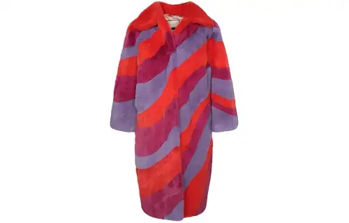 GUCCI Coats Women's Red Lapel Moderate