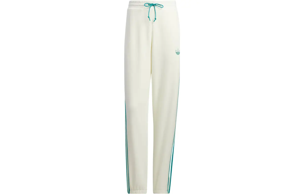 Adidas Originals TREFOIL KNIT Knitted Sweatpants Women's White