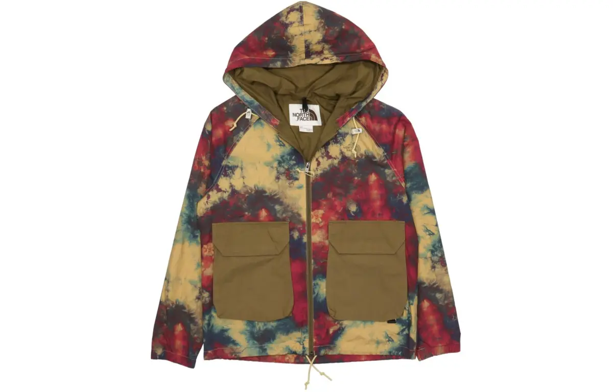 THE NORTH FACE Outdoor Hiking Windproof Windbreaker Jacket Women's Tie Dye