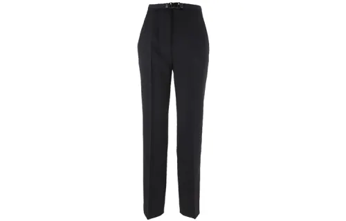 PRADA Casual Pants Women's Black Moderate Straight Fit Pants